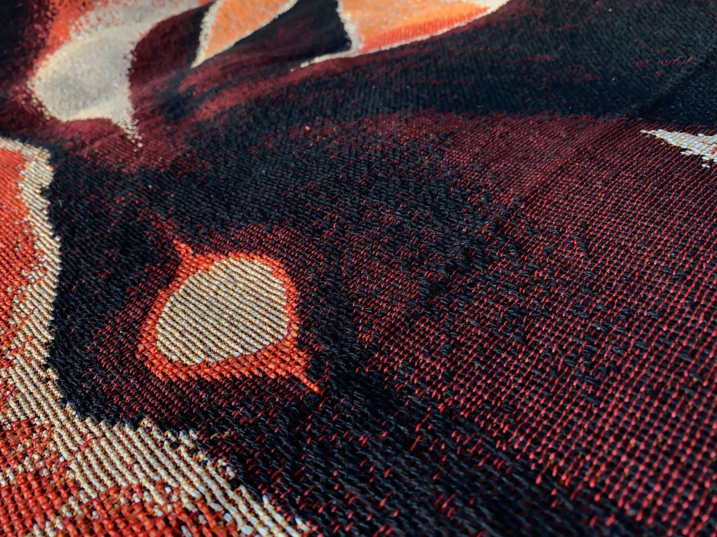 Western Jackrabbit Woven Blanket