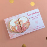 Foxy Valentine Pin Set