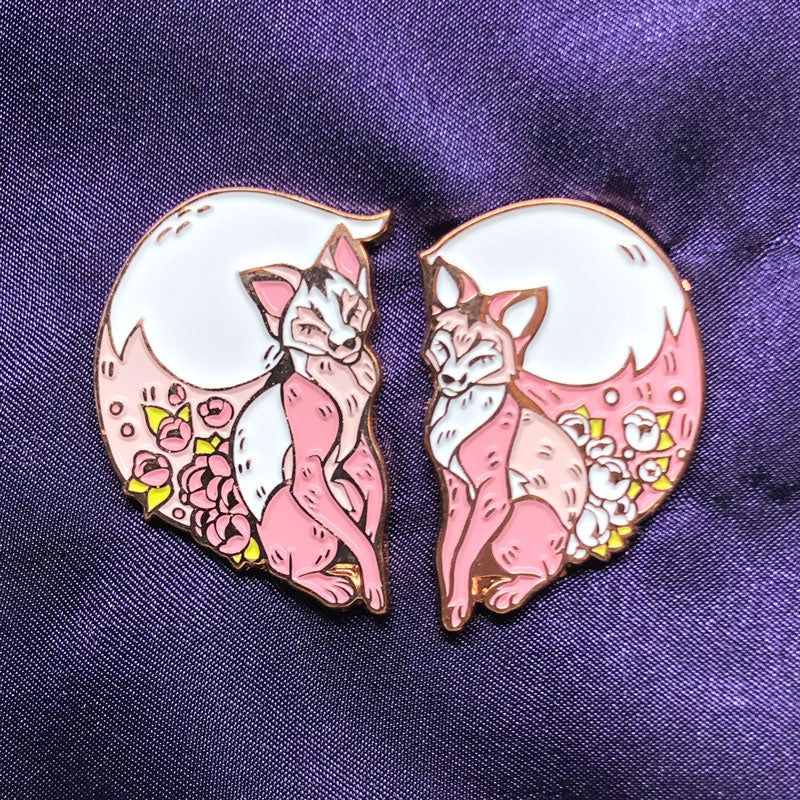 Foxy Valentine Pin Set